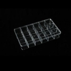 Clear Plastic Beads <strong>Containers</strong> <strong>Box</strong> Crafts Hardware Plastic <strong>Box</strong> Small Beads Storage Necklace Rings Earring Jewelry Storage <strong>Box</strong> - Product Image 2