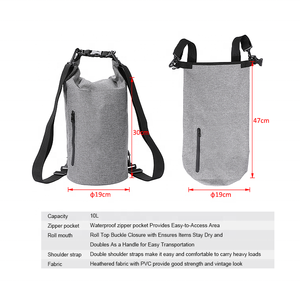 Bolsa seca impermeable de Pvc para exteriores, bolsa seca flotante de almacenamiento, para Kayak, canoa, motocicleta, bolsa de playa personalizada - Product Image 4