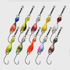 <span class=keywords><strong>Ensemble</strong></span> de leurres en spirale de vente chaude appâts en métal rotatifs à grande vitesse pour une longue coulée avec boîte de matériel - Product Image 1