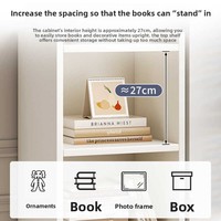 Petites étagères de rangement modernes en bois, combinables librement, pour économiser de l'espace, pour appartement, salon, meubles