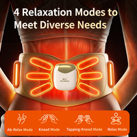 Ceinture chauffante de massage lombaire TOP 2026 avec contrôle du temps, rechargeable par USB, pour soulagement de la douleur, soins du dos, massage menstruel et amincissant