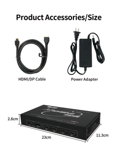 Controlador de Video Wall Multipantalla 4K60 con <span class=keywords><strong>HDMI</strong></span> <span class=keywords><strong>2.0</strong></span>, <span class=keywords><strong>DP</strong></span> <span class=keywords><strong>1.2</strong></span>, 4 Entradas <span class=keywords><strong>HDMI</strong></span>, 1 Salida <span class=keywords><strong>HDMI</strong></span>, Selector EDID, HDCP2.2, Extracción de Audio - Product Image 4