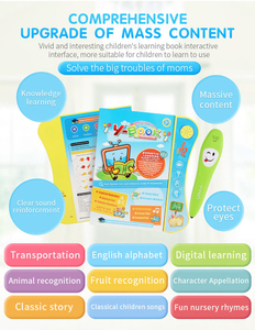 Tablette éducative pour enfants, alphabet bilingue <span class=keywords><strong>anglais</strong></span> et arabe, machine <span class=keywords><strong>d</strong></span>'apprentissage intelligente, jouet, livres éducatifs - Product Image 4