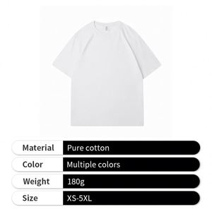 เสื้อยืดแขนสั้นคอวี ผ้าคอตตอนเนื้อนุ่ม หนัก 100% สำหรับผู้ชายและผู้หญิง  รับสั่งทำพิเศษ - Product Image 2