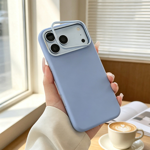 เคสโทรศัพท์ซิลิโคนเหลวพร้อมที่ยึดเลนส์กล้อง S135 สำหรับ iPhone 17 18 Pro Max รองรับการชาร์จไร้สายแบบแม่เหล็ก - Product Image 1