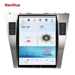 NaviHua-reproductor de DVD para coche, Radio estéreo con pantalla Tesla, Android 9, 4G, navegación GPS para Toyota, Camry 2008, 2009, 2010