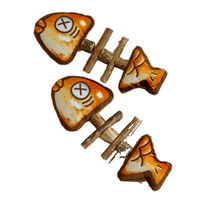 Jouet pour chat en forme d'arête de poisson, nouvellement développé, vente en gros, accessoires pour animaux de compagnie, jouets pour chats d'intérieur