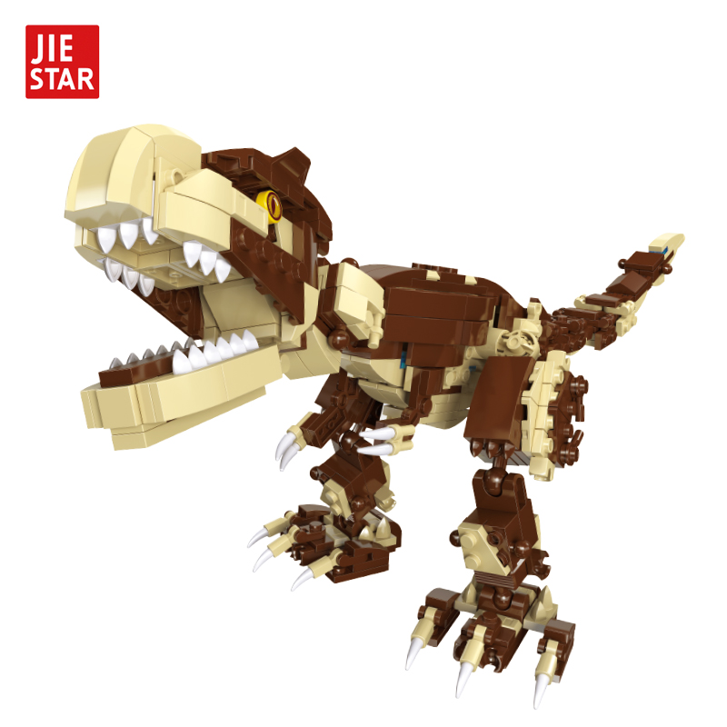 JIESTAR TOYS - 12 in 1 Dino World Set - 478 Pcs Building Blocks