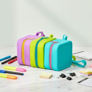 Portable <b>Mini</b> Waterproof Candy Silicone Coin Purse With Wrist Strap Zipper Closure Storage <b>Pouch</b> - Product Image 1
