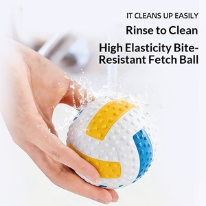 Best-selling Squeaky Bite Resistant Latex Elastic Balls for <strong>Dogs</strong> Chew <strong>Toys</strong> Cartoon Pattern to Relieve Boredom for Teething <strong>Dogs</strong> - Product Image 4