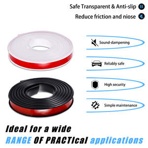 Cubrecables Semicircular de PVC para Suelo, Protector de Cables Autoadhesivo Preencolado para Espacios Húmedos Interiores - Product Image 1