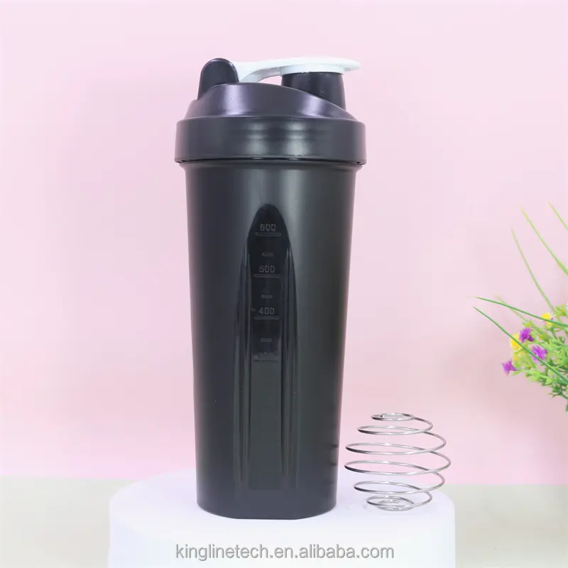 Botella de agua de plástico personalizada de 400ml, 600ml, 800ml, ML, galón para beber para Fitness, gimnasio, deportes con dibujo