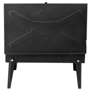 Barbecue portable carré au charbon de bois 44x27x7cm, grill pliable en acier pour camping, fêtes et usage extérieur, finition noire - Product Image 5