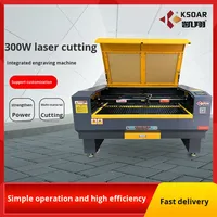 Nouvelle machine de découpe de cadres photo KSOAR 300W à refroidissement par air, 500-3000 mm/min