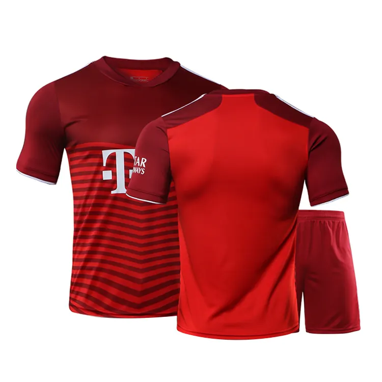 custom chinese website football jersey 2022 color combination soccer wear jersey set