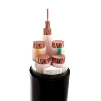 YJV 0,6-1,1/kv 4-Kern 4C Kupfer 25 mm2 70 mm2 75 mm2 120 mm 150 mm2 300 mm quadratisches PVC XLPE SWA verstärktes Stromkabel