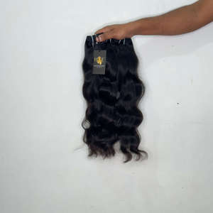 Extensiones de Cabello Natural Ondulado, Cabello Humano Indio Virgen Ondulado con Cutícula Alineada, Extensiones de Cabello Natural Ondulado sin Procesar - Product Image 2