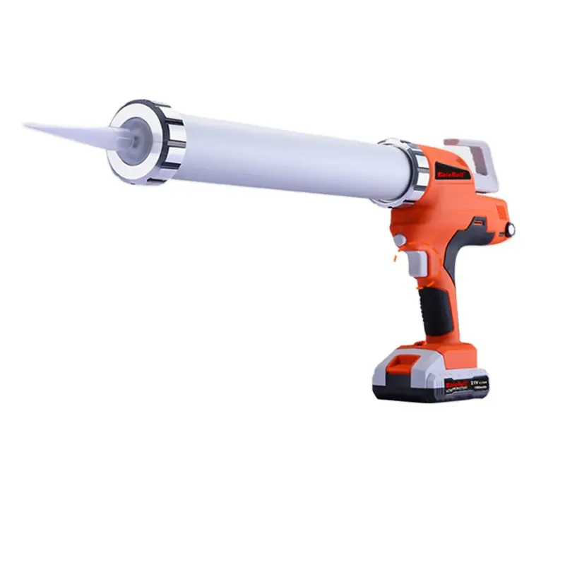 Cordless Heavy Duty Xách Tay Sạc Điện Caulking Gun Silicone Sealant Glue Gun Cho Xây Dựng