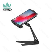 Support de tablette universel antivol LST03-E 7-11 pouces pour comptoir avec verrouillage, support de sécurité pour tablette, support antivol pour tablette, kiosque POS