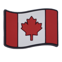 Breloques pour chaussures en forme de feuille d'érable rouge, style canadien, accessoires, décorations, épingles, breloques en PVC, drapeau canadien, bracelet pour chaussures pour sabots