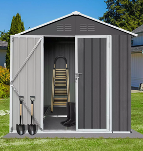 Serre en aluminium ROYO <span class=keywords><strong>GJF</strong></span> moderne et écologique avec revêtement poudré, porte coulissante/bi-volet, pour jardins, montage facile, anti-rongeurs - Product Image 2