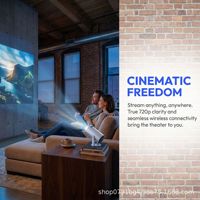 Proyector Inteligente Portátil HY330 H713 RK3326 Android 12 2GB+16GB 400 ANSI Lúmenes 720P Nativo Enfoque Manual 180° Giratorio WiFi BT