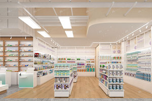 Mueble <span class=keywords><strong>de</strong></span> Exhibición para Tienda Minorista PSD2602-<span class=keywords><strong>D</strong></span>, Vitrina, Estantes para Farmacia, Diseño Interior para Farmacias - Product Image 5