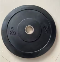 Disque de poids pour haltères de musculation, en caoutchouc robuste, norme compétition, pour salle de sport commerciale
