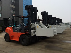 Pinces à balles pour <span class=keywords><strong>chariot</strong></span> élévateur à déplacement latéral |   Capacité de 5 tonnes pour les chariots élévateurs Doosan et Mitsubishi dans les centres logistiques - Product Image 5