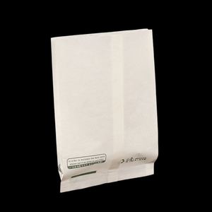 Bolsa de Papel, Bolsa de Papel Resistente a la Grasa para Hamburguesas y Bocadillos, Fondo Plano y Afilado, Embalaje de Alimentos Blanco, Cartón de Papel Kraft, Bolsa de Panadería Reciclable - Product Image 1