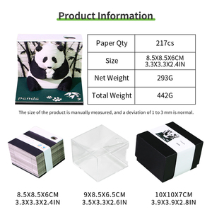 Calendrier 2026 – <span class=keywords><strong>365</strong></span> Jours – Modèle Panda 3D – Bloc de Feuilles de Papier – Bloc-Notes 3D – Cadeaux de Noël, Nouvel An, Anniversaire – Calendrier Artistique 3D en Papier - Product Image 6
