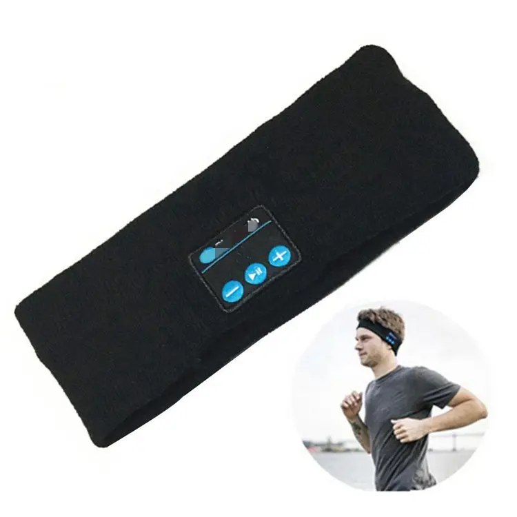 Casque de sommeil sans fil mains libres Bandeau de sport pour les appels de yoga Voyage Randonnée