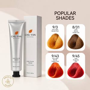 Crema de Coloración Capilar con Aceite de Argán Chuyan - Tinte Profundamente Nutritivo y Reparador - Coloración Permanente Profesional de Salón - Product Image 3
