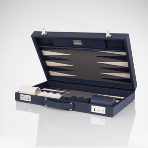 Giochi da tavolo classici Portabili Custodia in Pelle PU <span class=keywords><strong>Backgammon</strong></span> Set di giochi di lusso per adulti e bambini - Product Image 1
