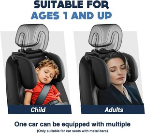 Almohada de Cuello para <span class=keywords><strong>Reposacabezas</strong></span> de <span class=keywords><strong>Coche</strong></span> al por Mayor, Cuero de PVC Resistente al Desgaste, Espuma Viscoelástica de Rebote Lento, Ajuste Universal para Adultos y <span class=keywords><strong>Niños</strong></span> - Product Image 6