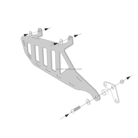 Accesorios de motocicleta para Kawasaki KLR650 Adventure, soporte para equipaje, soporte para alforja, portaequipajes lateral KLR 650 ADV ABS
