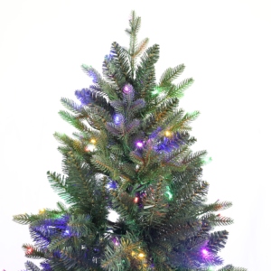 Лидер продаж, 2024, Рождественский Декор, искусственная новогодняя елка из ПЭ и ПВХ с подсветкой RGB и металлическим <span class=keywords><strong>Standr</strong></span> - Product Image 4