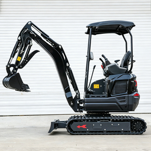 Mini-excavatrice 2 tonnes, petite pelle 3 tonnes, nouvelle, sur chenilles, avec accessoires, pelle à pouce, pour travaux agricoles - Product Image 2
