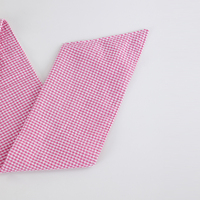 Vente en gros de nœuds de panier en coton vichy nœuds papillon vintage broderie nœud de panier de Pâques
