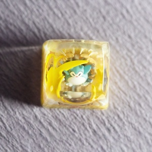 Keycap artisanal en résine imprimé en 3D, Snorlax, usinage CNC, pour clavier mécanique - Product Image 2