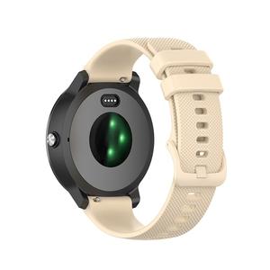 Correa de PVC Transpirable para Reloj Inteligente <span class=keywords><strong>Garmin</strong></span> <span class=keywords><strong>Vivoactive</strong></span> 3/4/<span class=keywords><strong>4S</strong></span>/Forerunner Venu 245/645/Sport, 18/20/22 mm, 10 Colores - Product Image 3