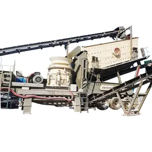 Triturador móvel de rocha de granito de alta qualidade, máquina de mineração, triturador de pedra de impacto, preço da máquina na China