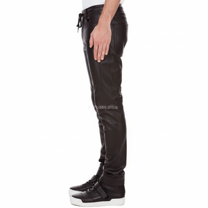 Pantalones de chándal cónicos para hombre, piel de oveja auténtica, nueva moda, moda de invierno, impermeables, elásticos, Jogger, técnicas impresas - Product Image 1