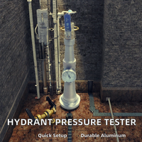 Vente en gros de dispositif de test de pression d'hydrant à raccord rapide de type court en alliage d'aluminium JMFIRE QZ3.5/7.5 65 mm / Pistolet à eau incendie