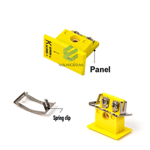 Conector de Termopar Mini Tipo VANORM MPJ-K/T/<span class=keywords><strong>J</strong></span>/E/R/S/U, Hembra para Panel, Clasificación IP65, Resolución de 0.1°C, Bajo Costo, Compatible con OEM/ODM - Product Image 5