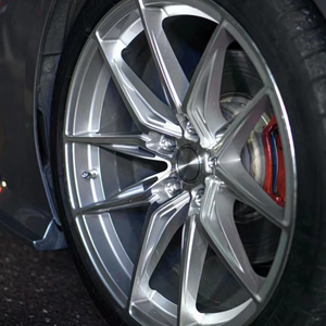 ล้อฟอร์จ SHIN-528 สีเงินหน้าเจียร 5 ก้าน สำหรับ BMW Toyota <span class=keywords><strong>Supra</strong></span> เพิ่มสมรรถนะการขับขี่ - Product Image 3