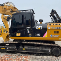 Oferta Especial: Excavadora CAT 323D Usada, Modelos 320D, 320D2, 323D2L, 325D, Lista para Proyectos de Manipulación de Materiales y Excavación de Roca en el Extranjero