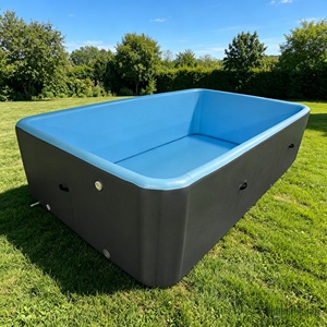 Portable PVC Outdoor 5mm Thick <strong>Large</strong> Capacity Children Inflatable Swimming <strong>Pool</strong> <strong>Rectangle</strong> Shape <strong>Ground</strong> Cloth Summer 2-Year - Product Image 1