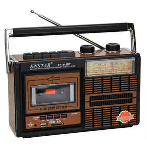 Haut-parleur cassette rétro multi-bandes 600W, radio FM portable multi-fréquences, lecteur MP3, enregistreur - Product Image 6