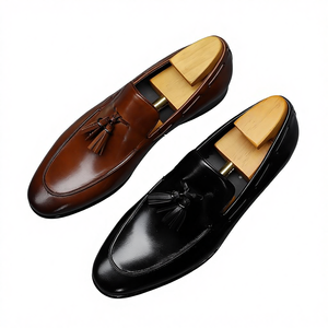 Zapatos Casuales de Vestir para Hombre, Material PU, Punta Puntiaguda, Mocasines para Negocios, Sin Cordones, Ligeros, Antideslizantes, para Primavera, Verano y Otoño - Product Image 1